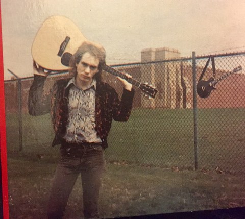 Doug Gillard with acoustic guitar